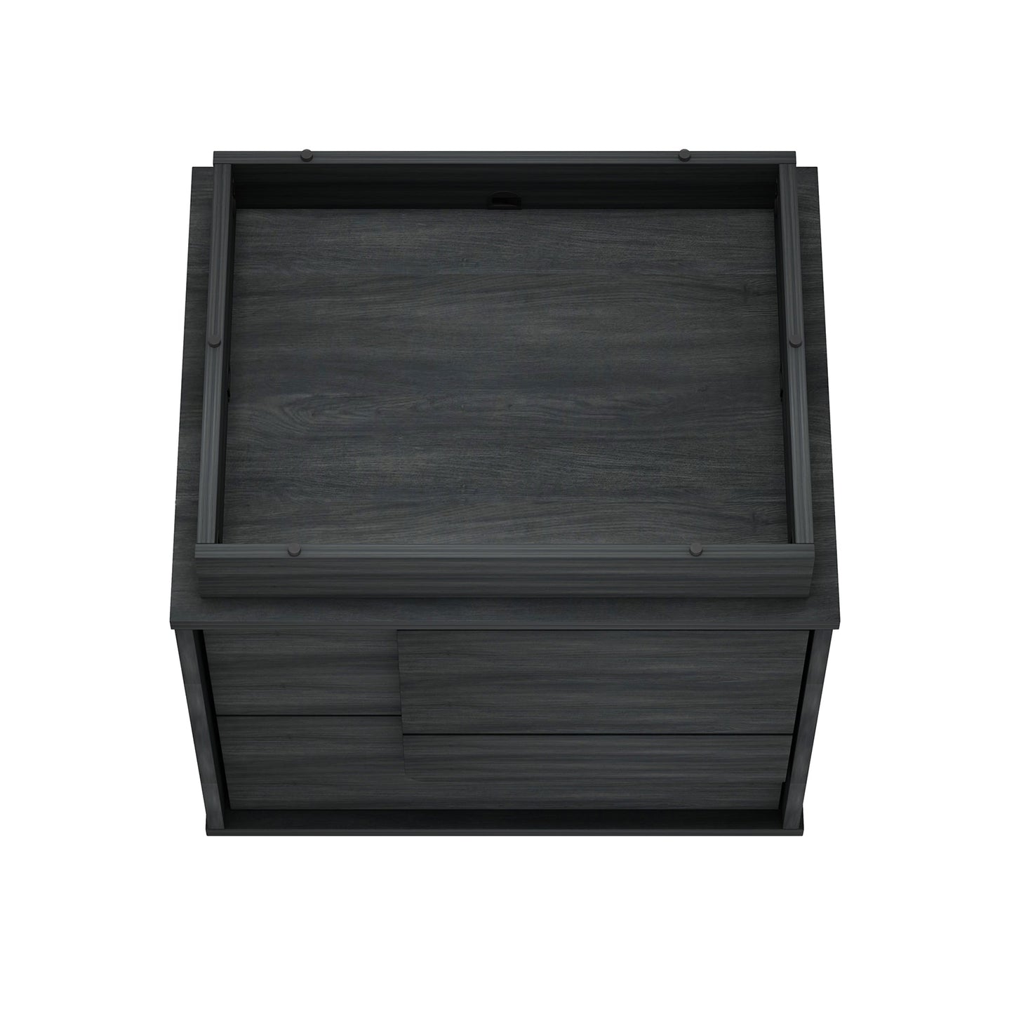 Horizon Nightstand in Charcoal Grey - Ornate Home