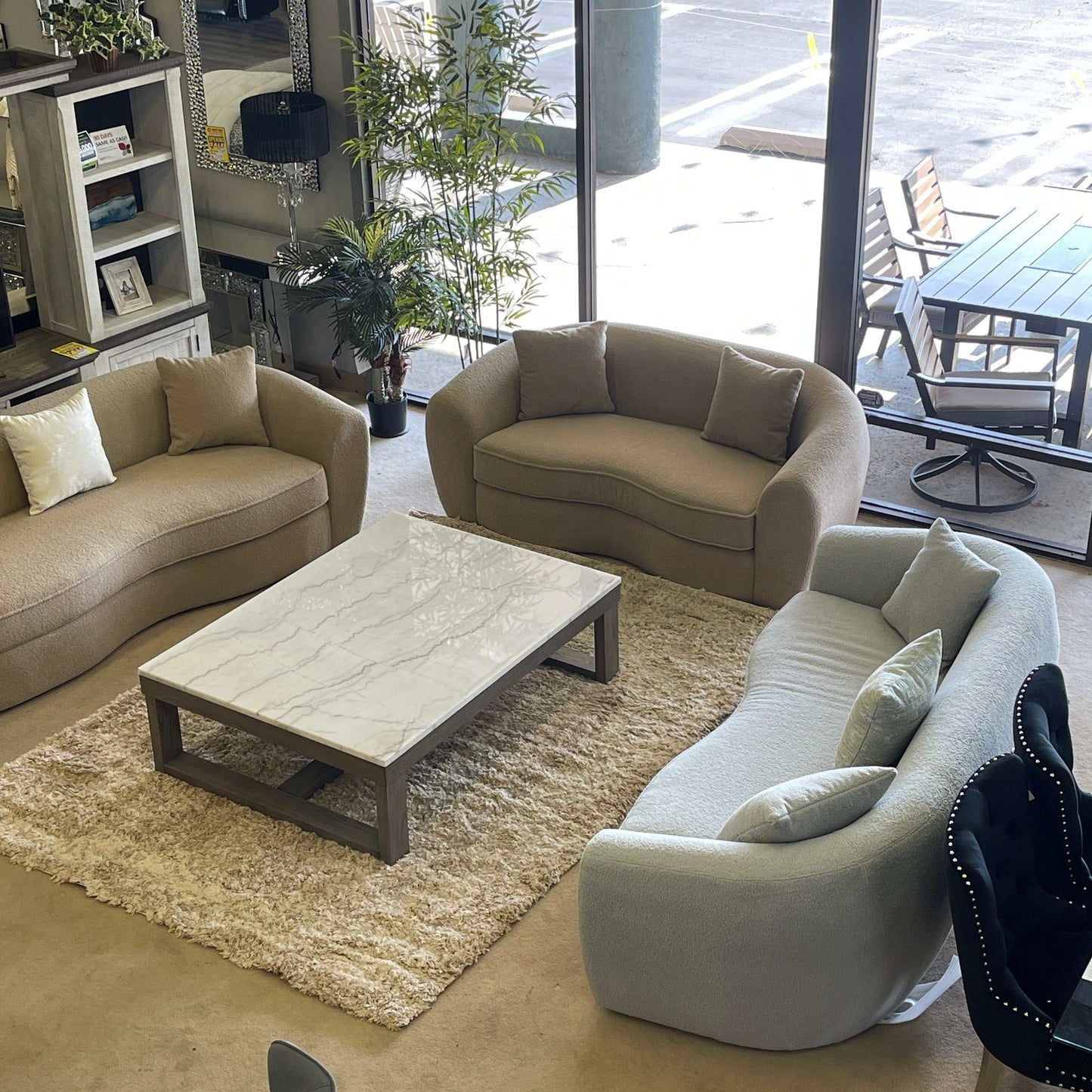 Loyaska Brown & Ivory Coffee Table