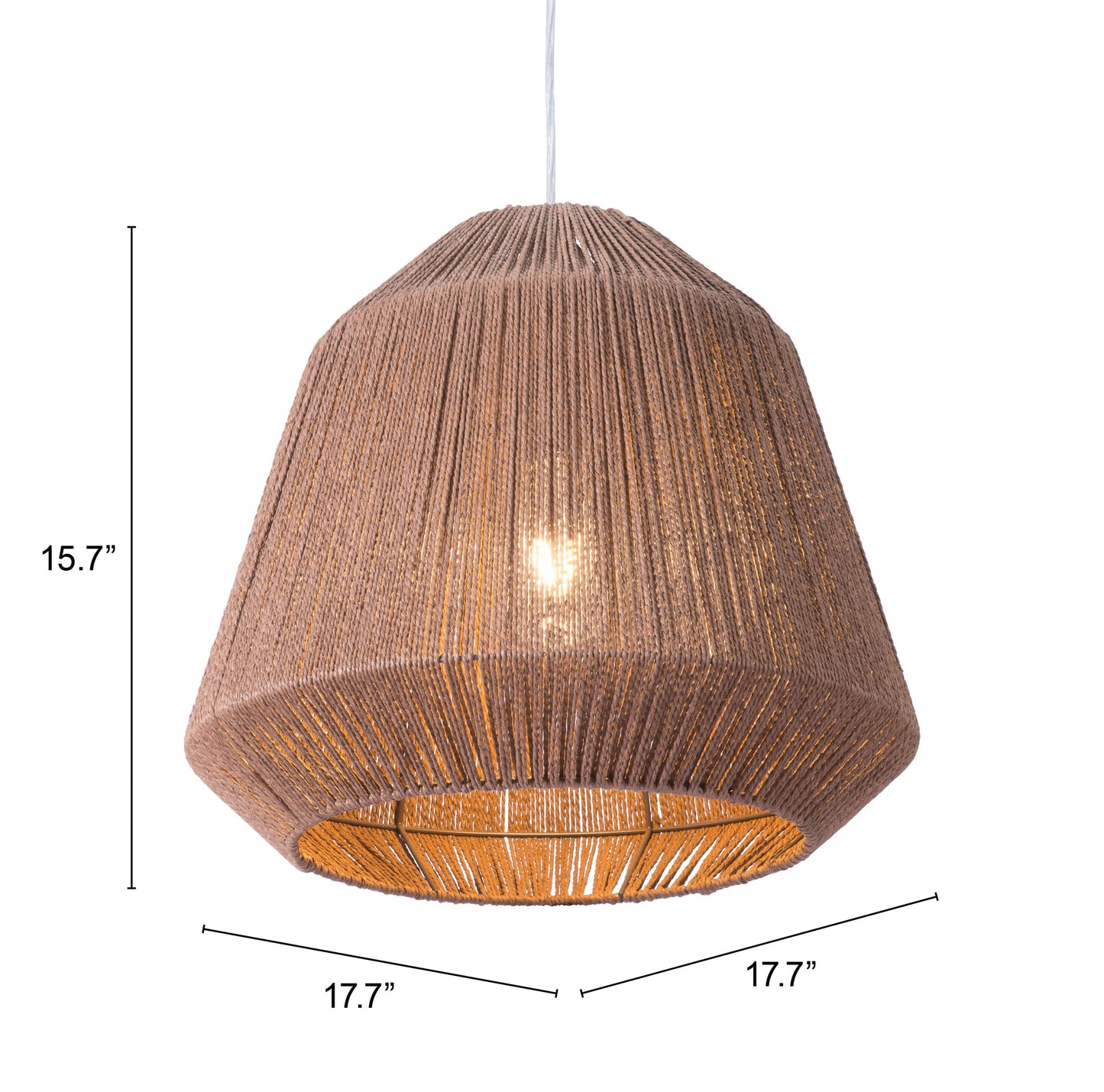 Impala Brown Ceiling Lamp - Ornate Home