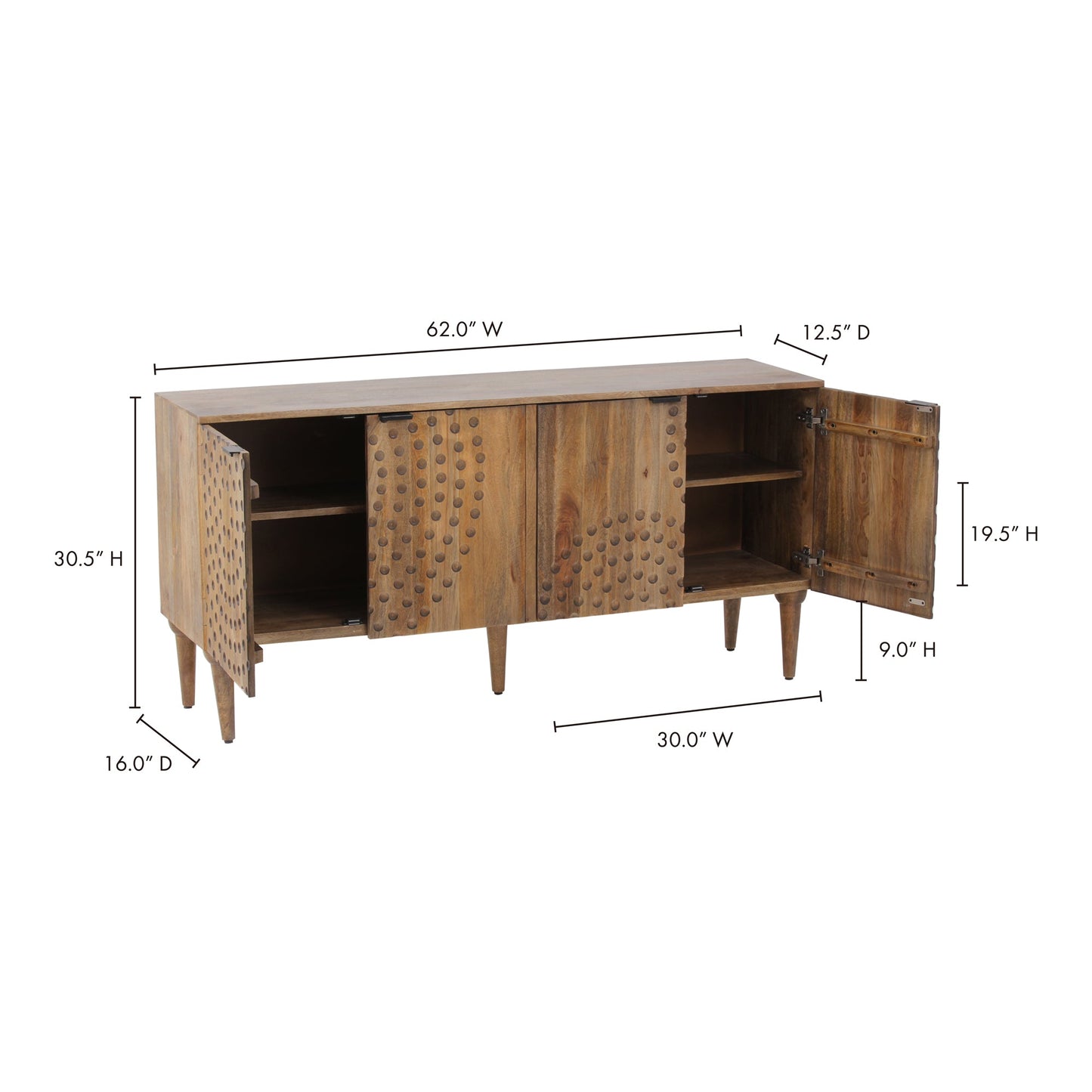 Infinity Light Grey Sideboard - Ornate Home