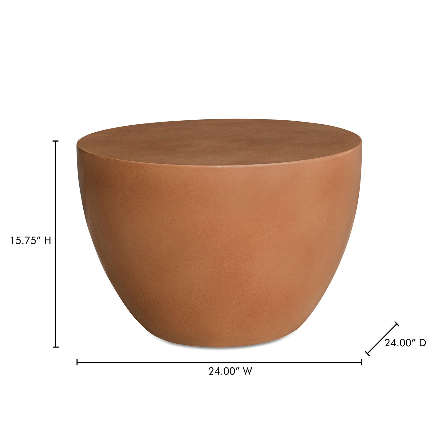 Insitu Terracotta Side Table - Ornate Home