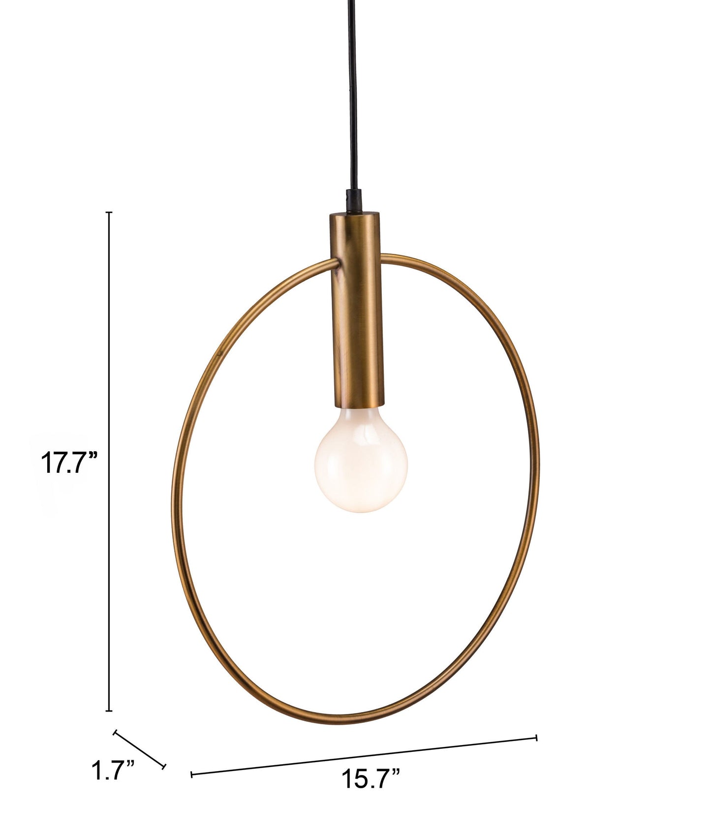 Irenza Brass Ceiling Lamp - Ornate Home