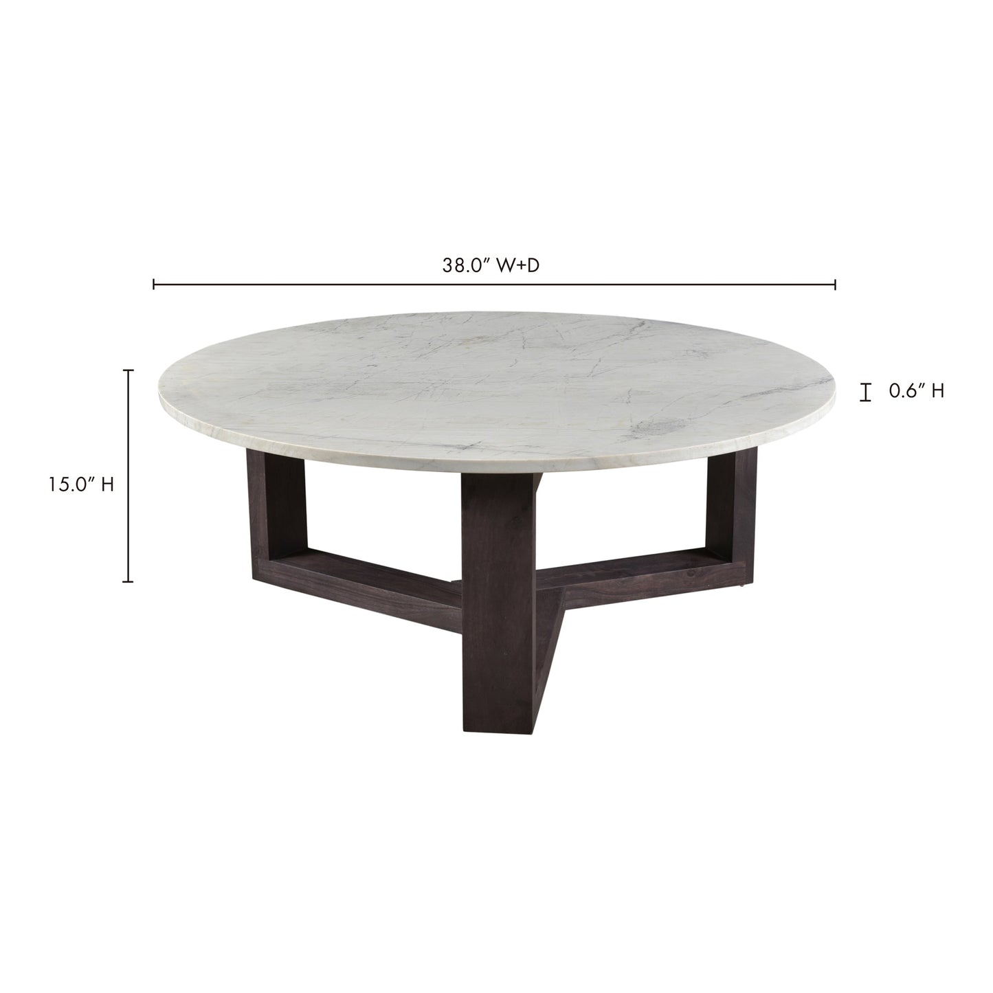 Jinxx Charcoal Grey Coffee Table - Ornate Home