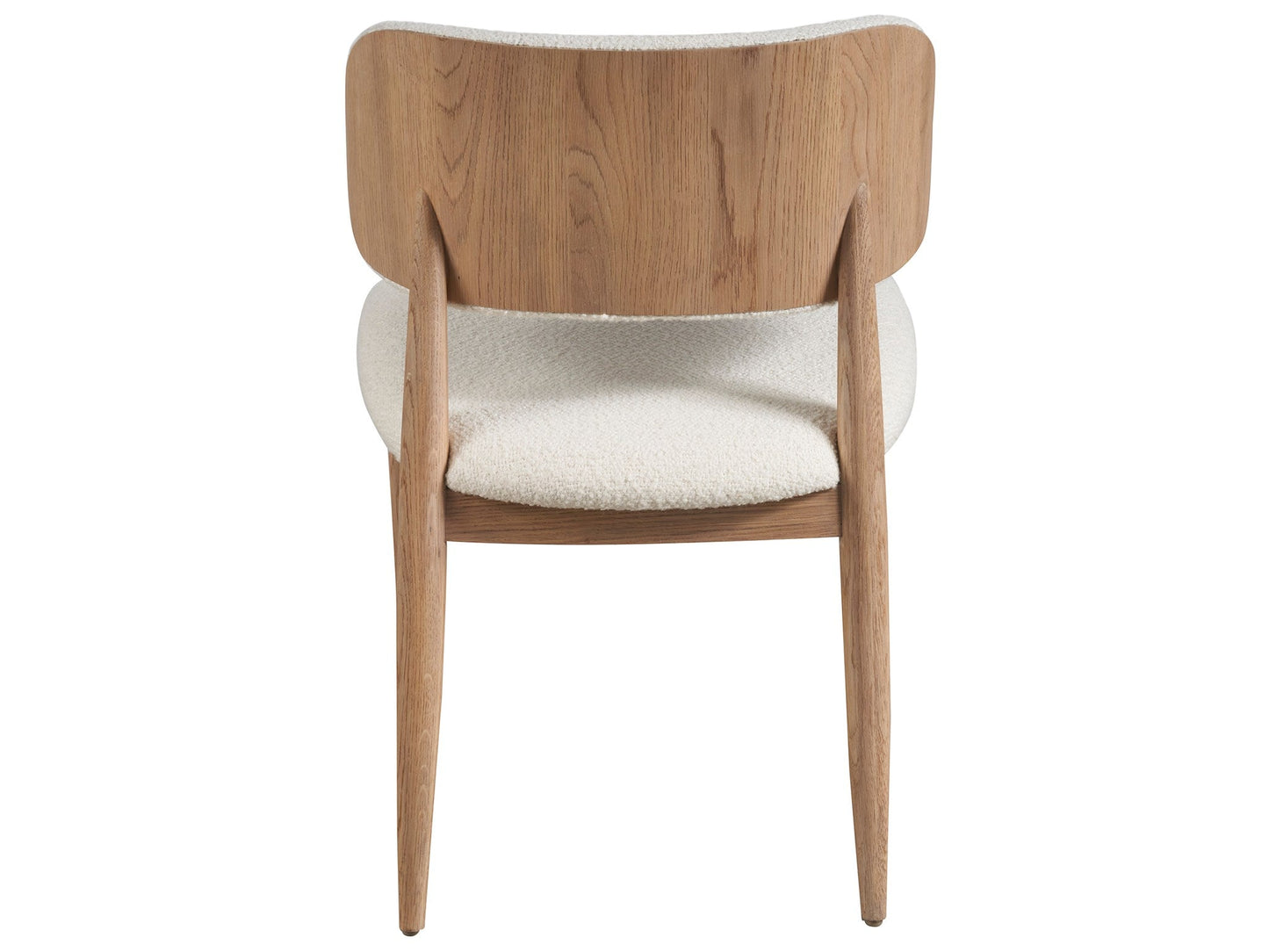 Juno Natural Oak/Berber Snow Side Chair - Ornate Home