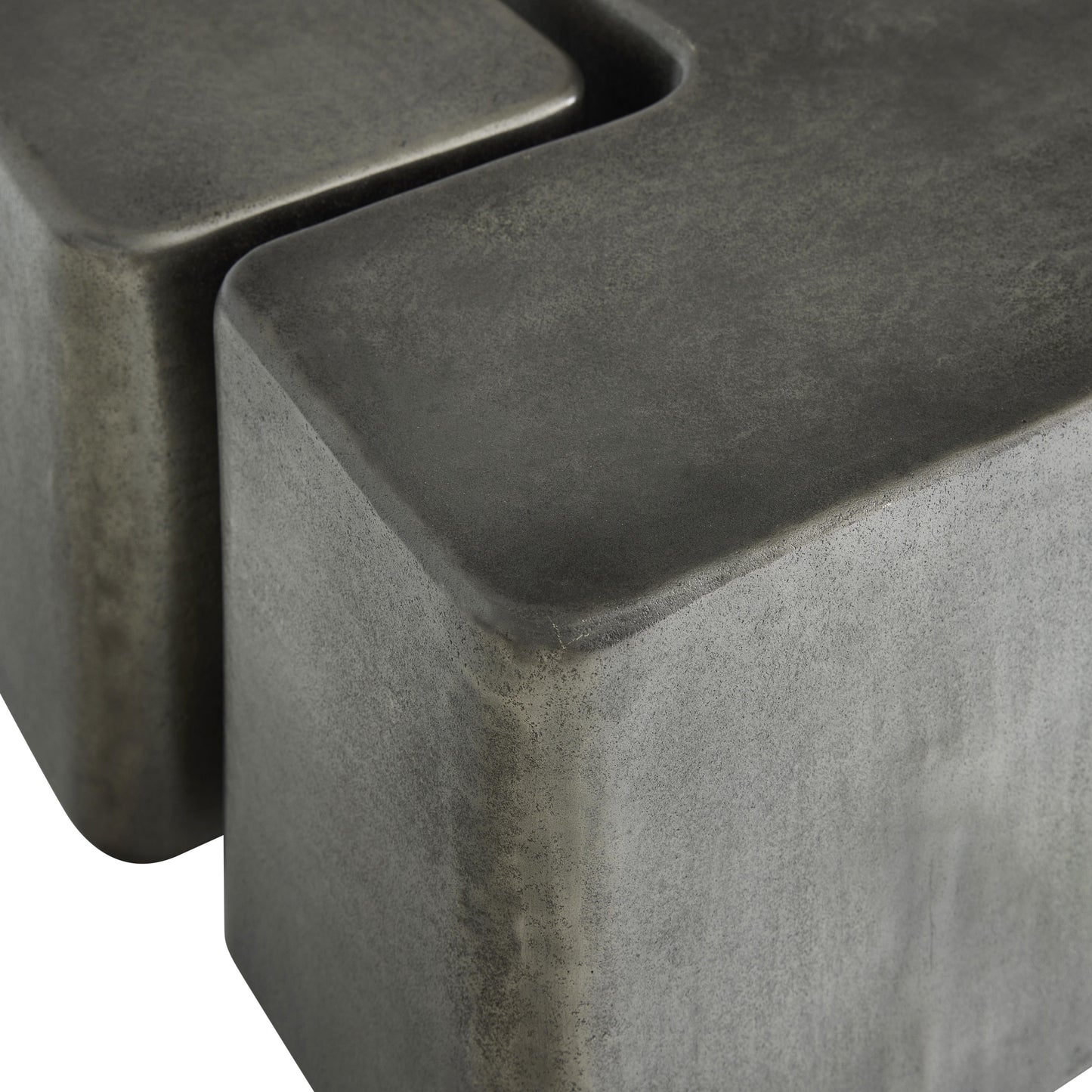 Juri Graphite Accent Table (Long) - Ornate Home