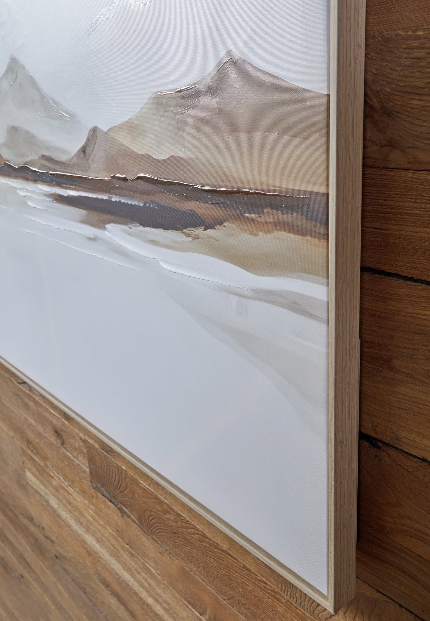 Karalen White/Gray/Brown Wall Art- Viva Furn