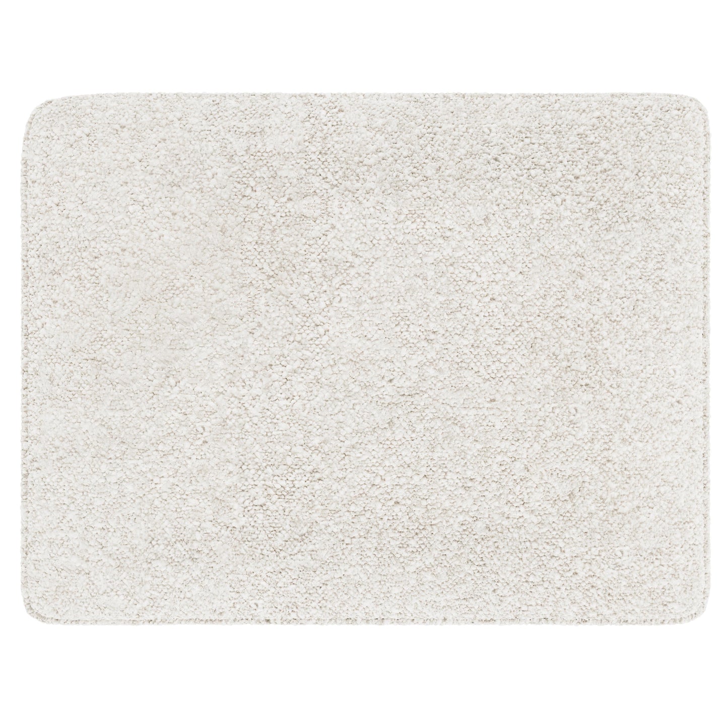 Kingston White/Cream Fabric Ottoman - Ornate Home