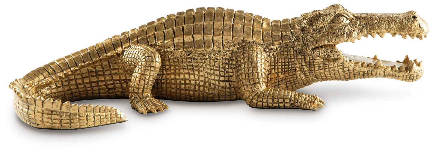 Lauretman Antique Gold Finish Sculpture- Viva Furn