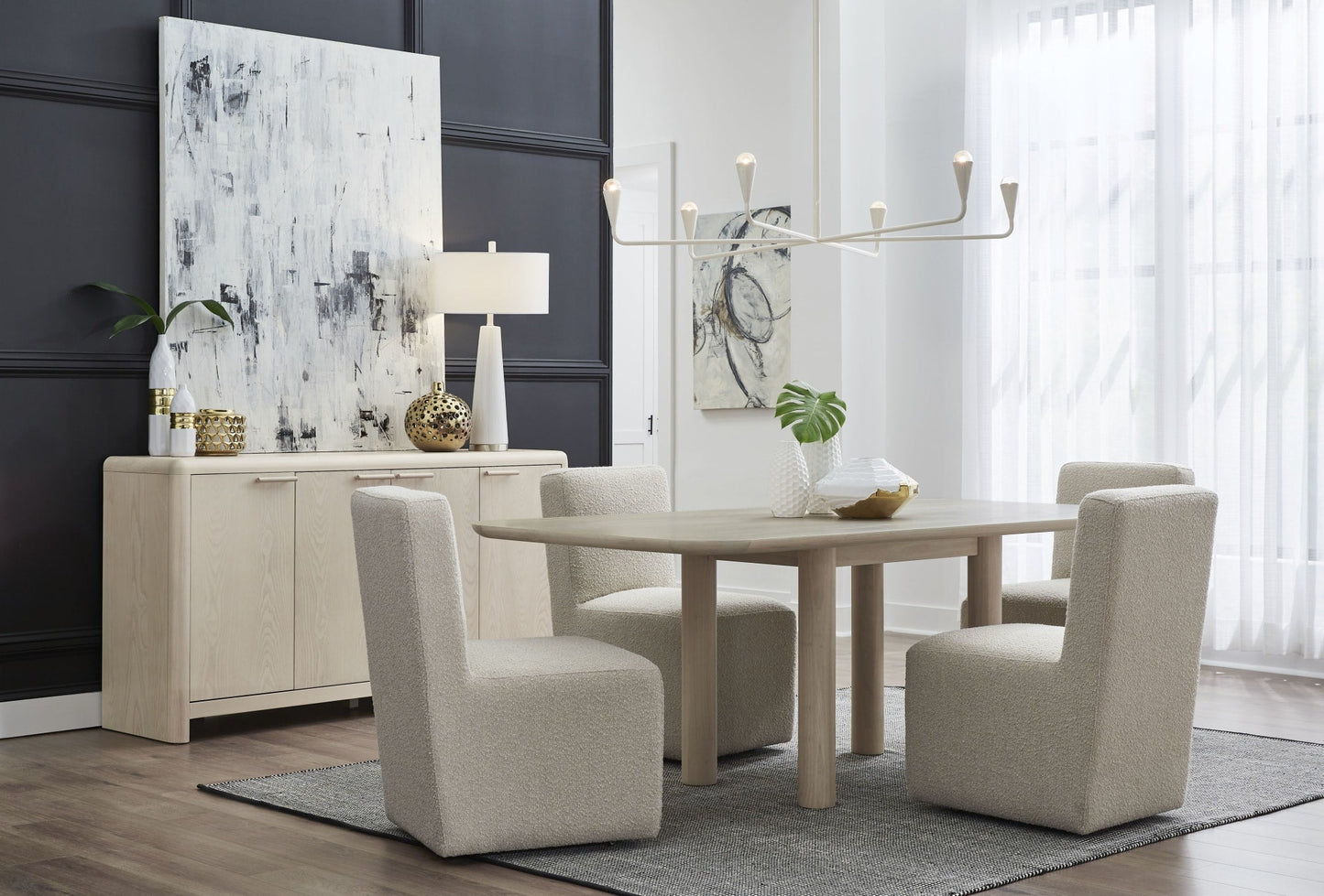 Liv Brun Fully Upholstered Dining Chair (Set of 2) - Ornate Home