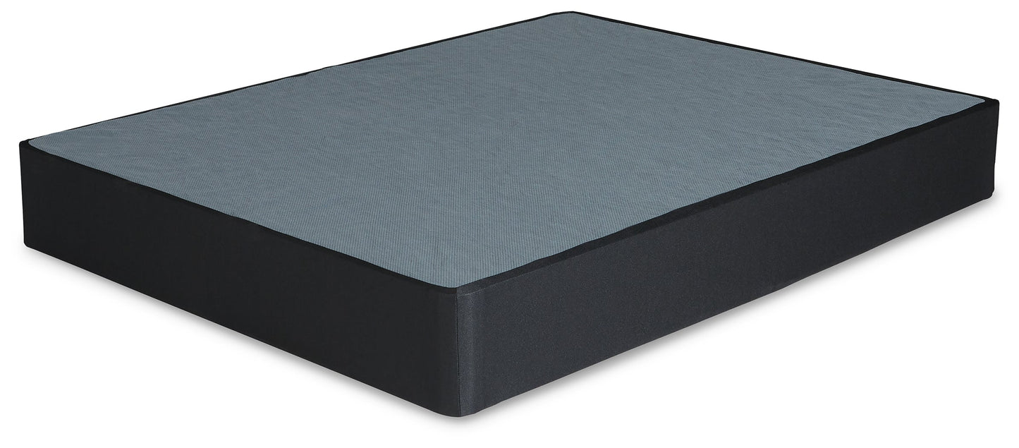 10 Inch Chime Memory Foam White King Mattress and Foundation - Ornate Home