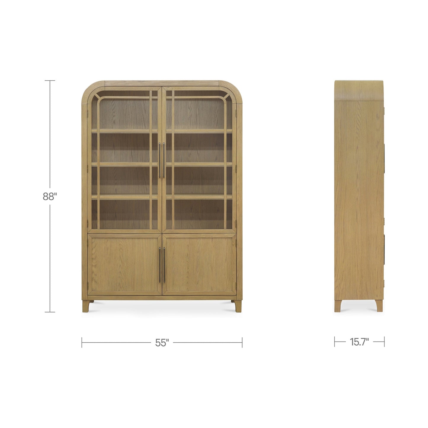 Maddie Natural Cabinet - Ornate Home