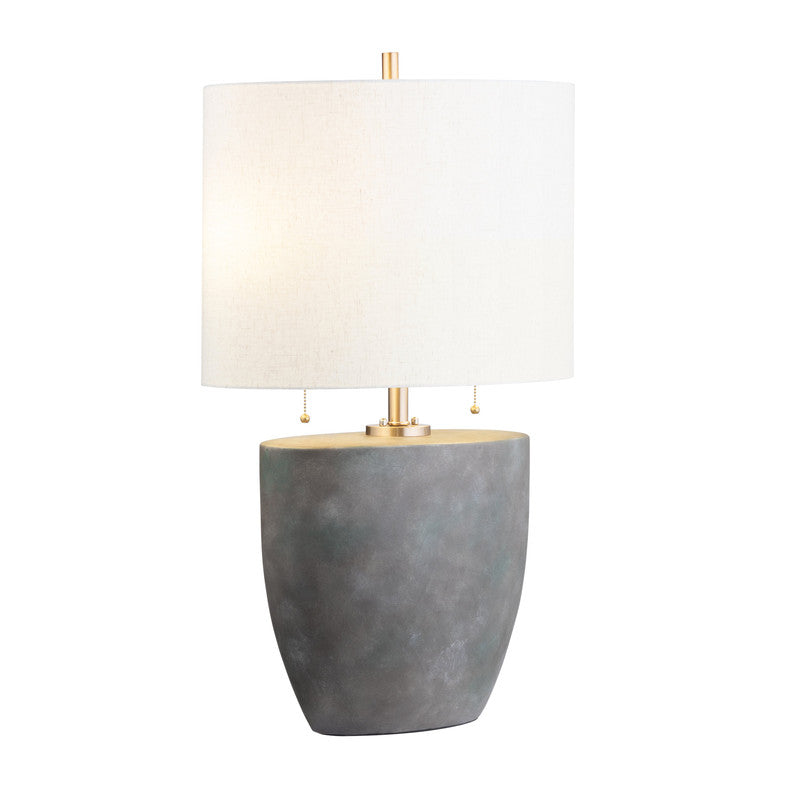 Mason Grey/Silver Table Lamp - Ornate Home