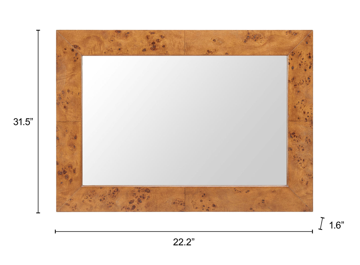Mirat Brown Mirror - Ornate Home