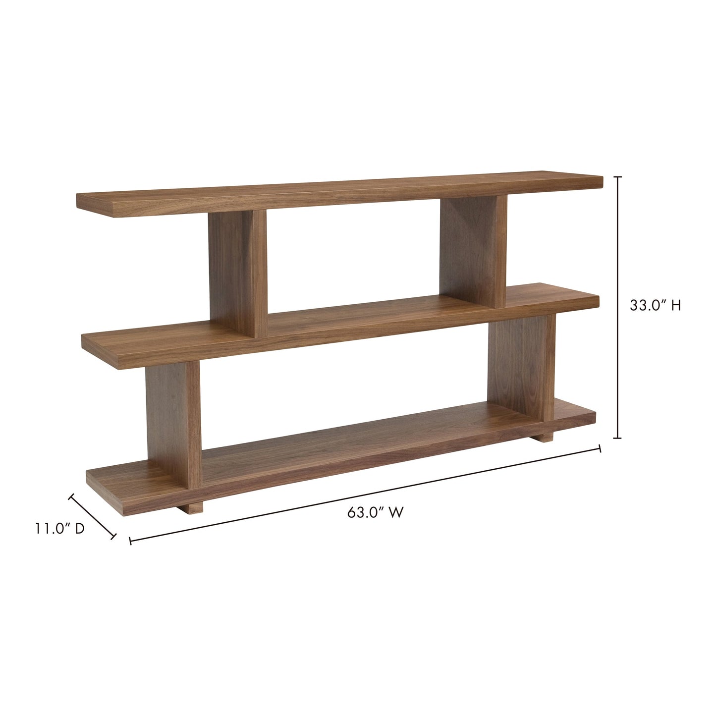 Miri Brown Small Shelf - Ornate Home