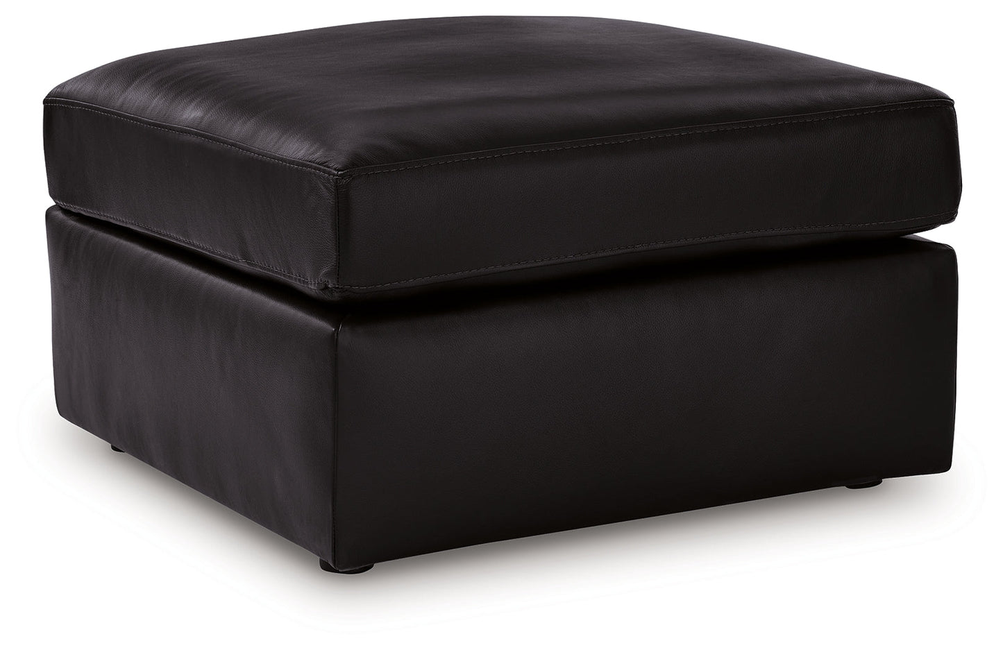 ModMax II Black Oversized Accent Ottoman- Viva Furn