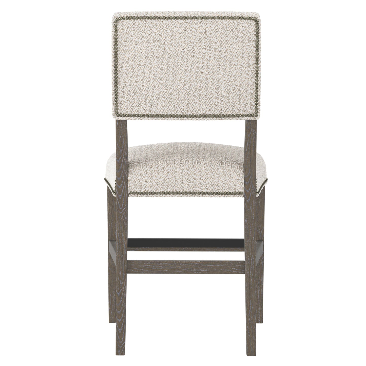 Moore Portobello/White/Cream Fabric Counter Stool - Ornate Home