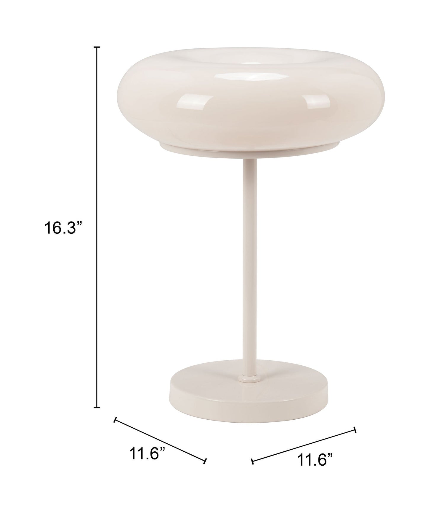 Munk Beige Table Lamp - Ornate Home