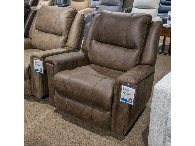 Lixtowel Walnut Rocker Recliner - Ornate Home