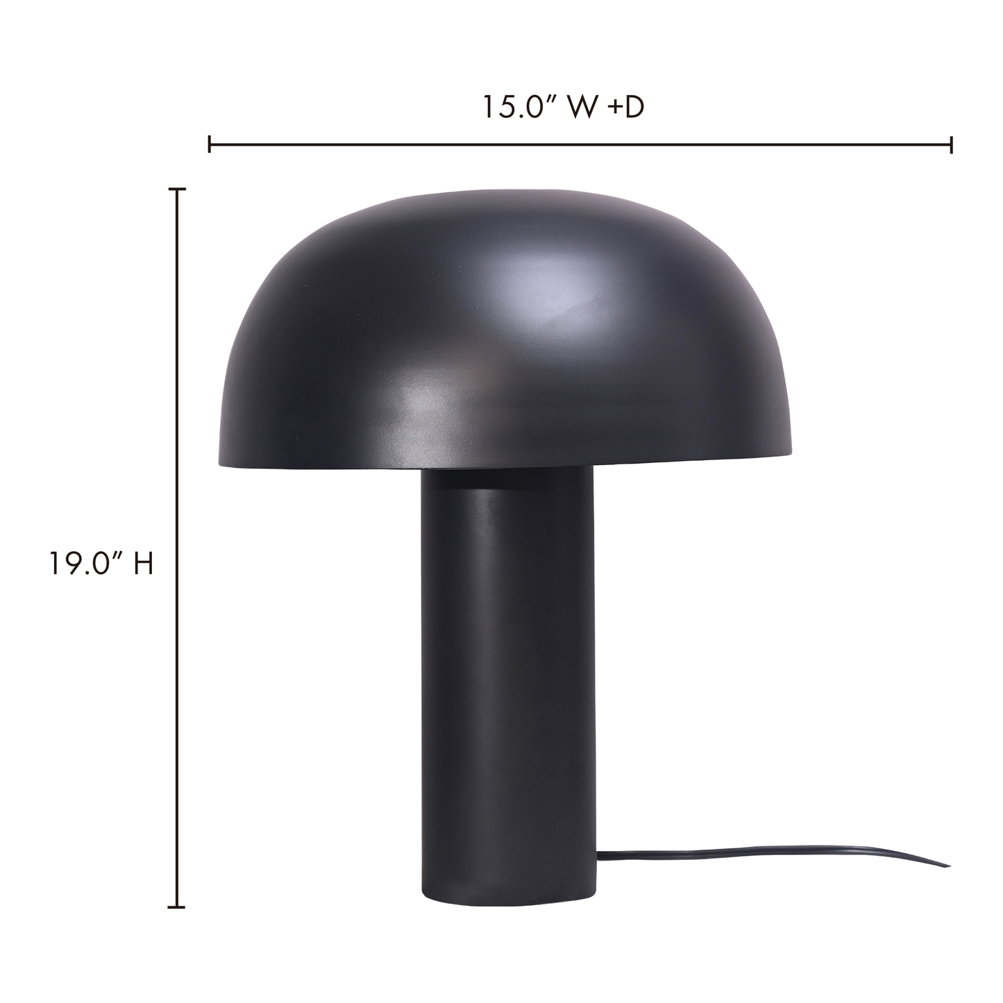 Nanu Black Table Lamp - Ornate Home