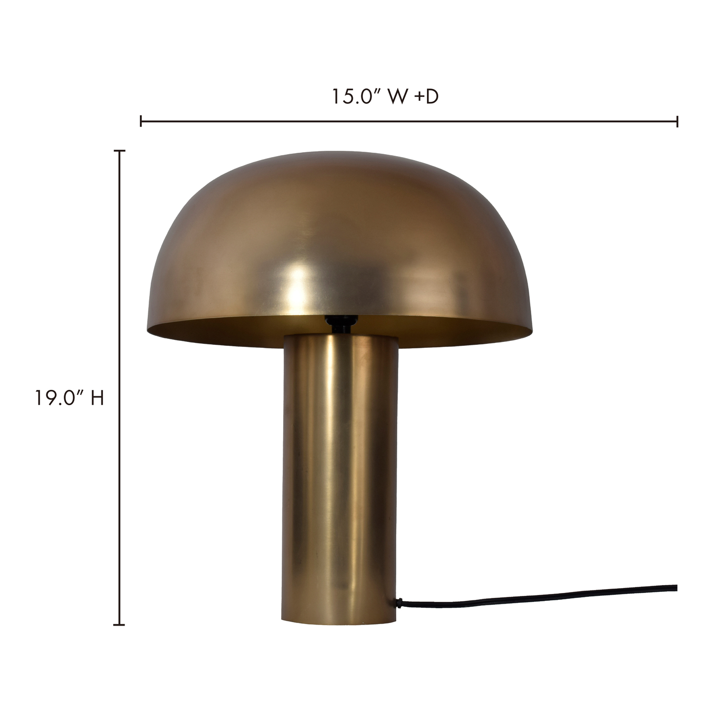 Nanu Brass Table Lamp - Ornate Home