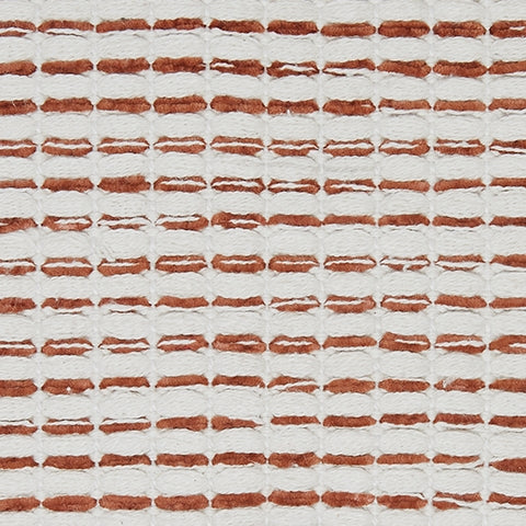 Nashlin White/Rust Pillow- Viva Furn