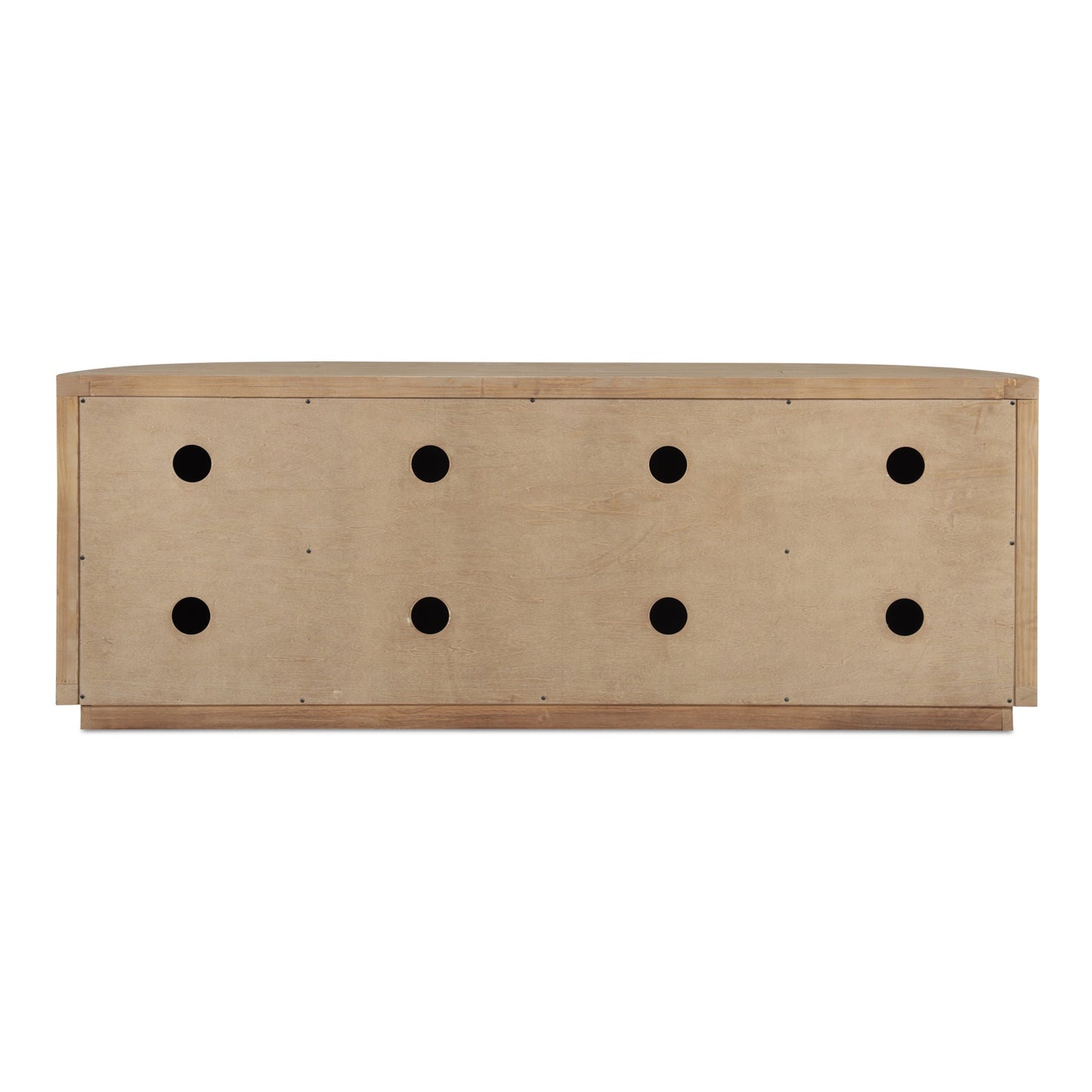 Nicola Natural Media Cabinet - Ornate Home