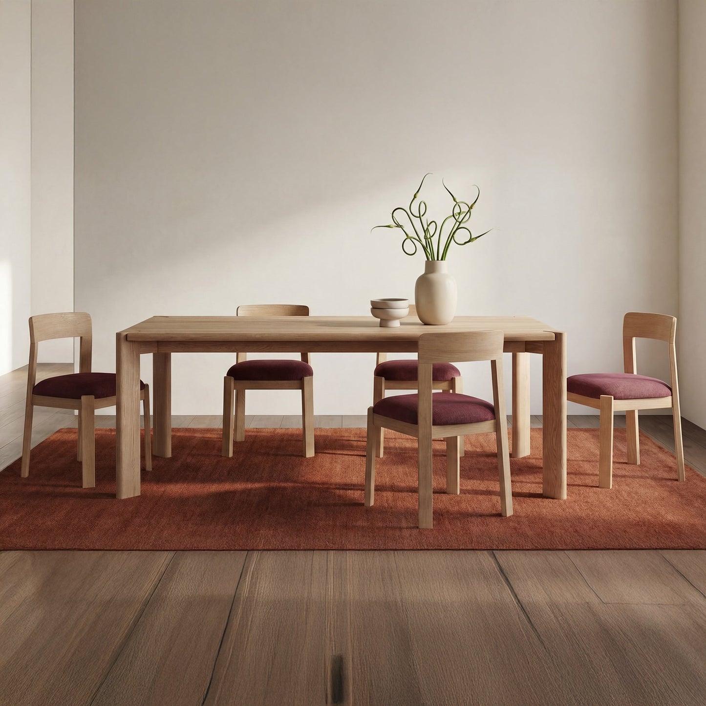 Oli Berry/Natural Dining Chair (Set of 2) - Ornate Home