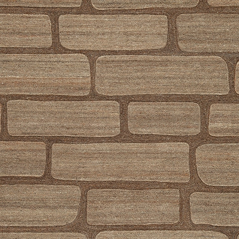 Orest Brown Medium Rug- Viva Furn