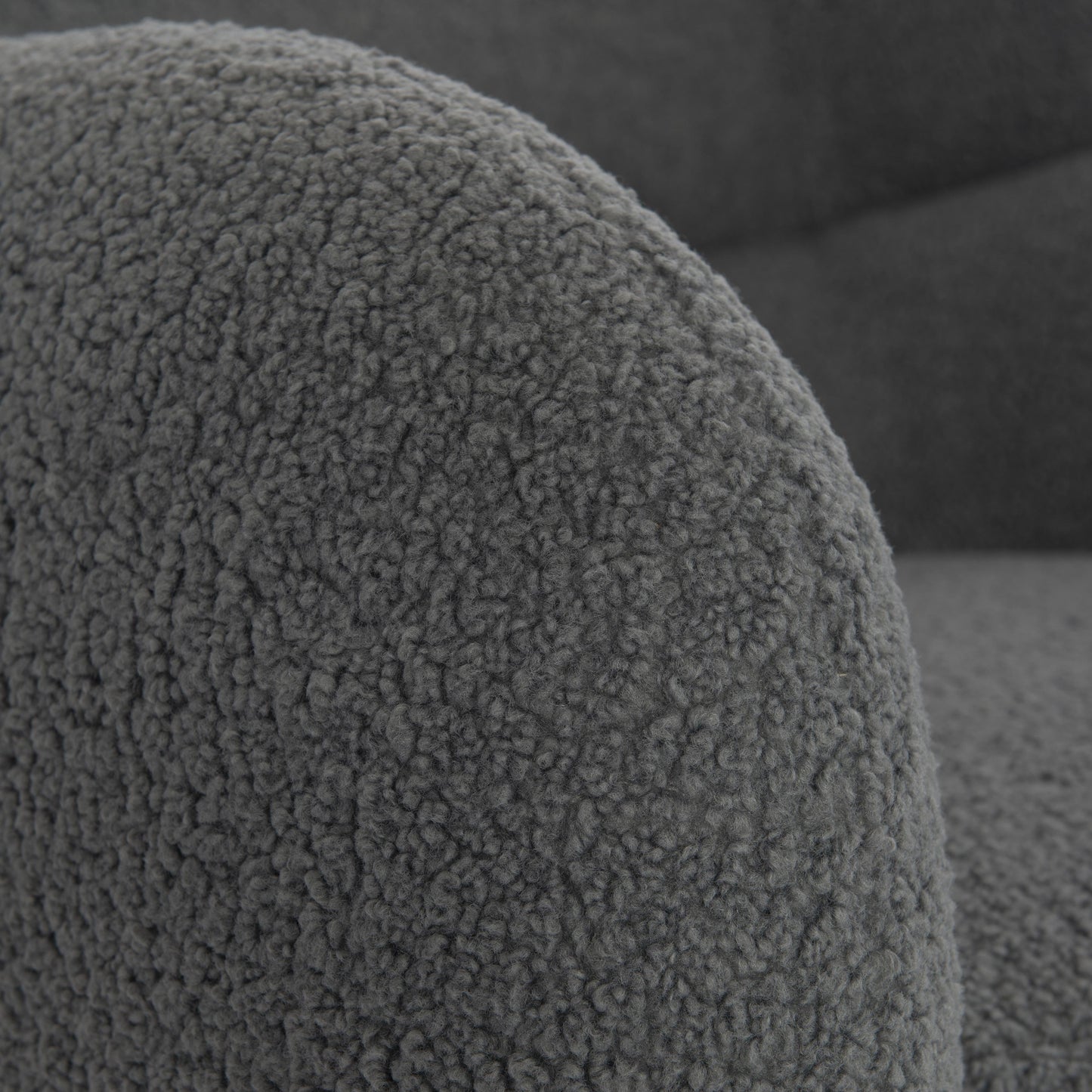 Pablo Grey Fabric Swivel Chair - Ornate Home