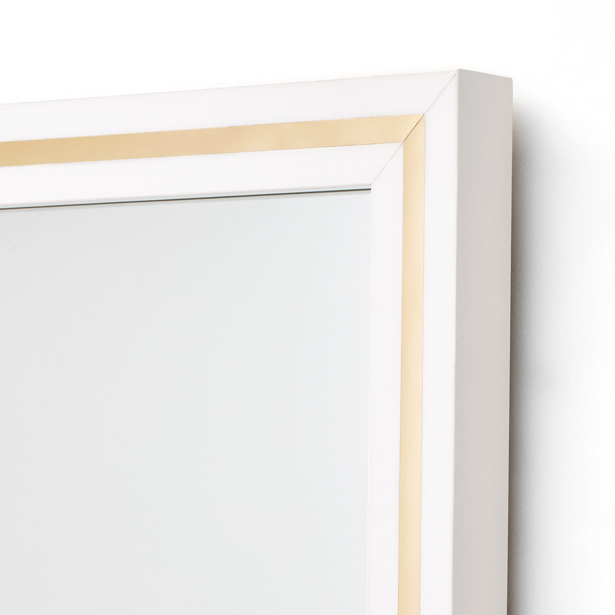 Palm Gate Cloud White Wall Mirror - Ornate Home
