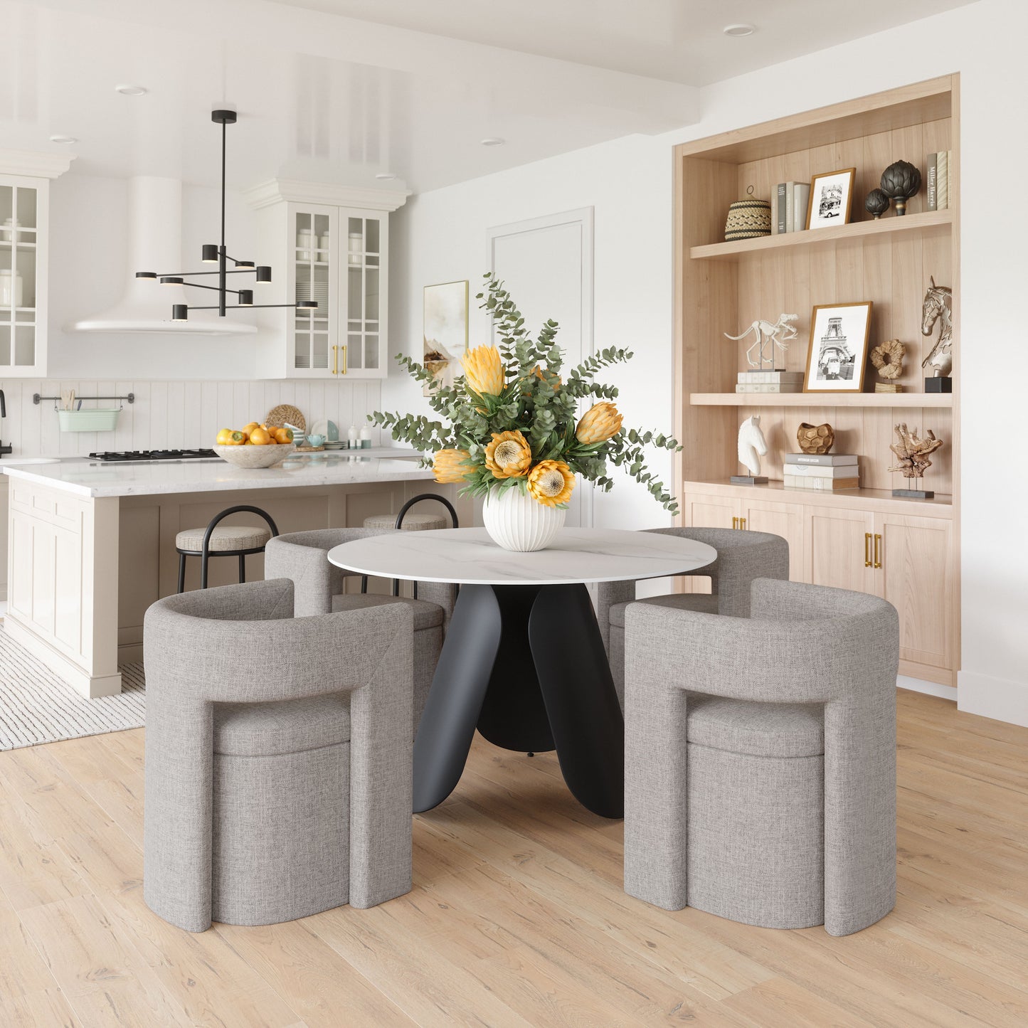 Papua Gray Dining Chair - Ornate Home