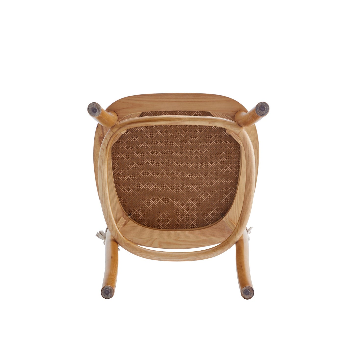 Paragon Dining Chair 1.0 with Cream Cushions in Nature and Cane (set of 2) - Ornate Home