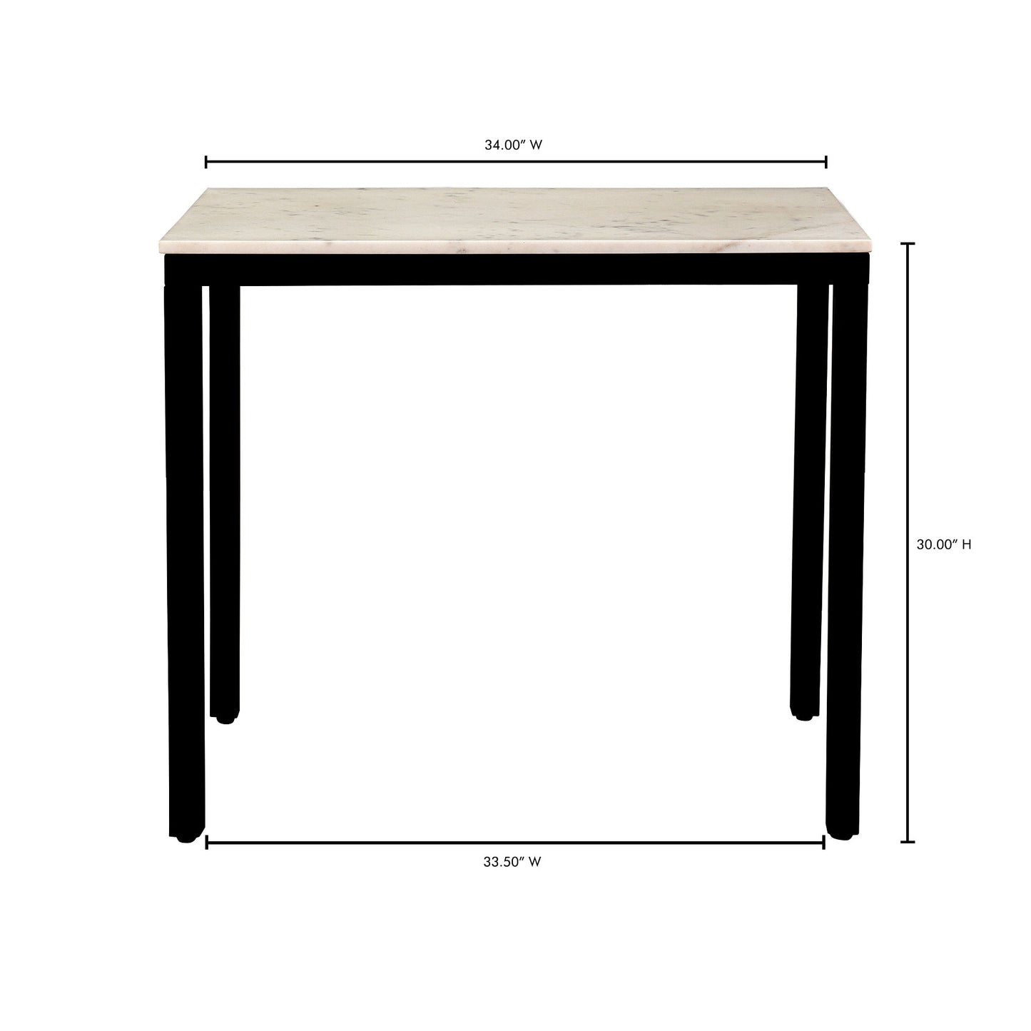 Parson White Marble Mini Desk - Ornate Home