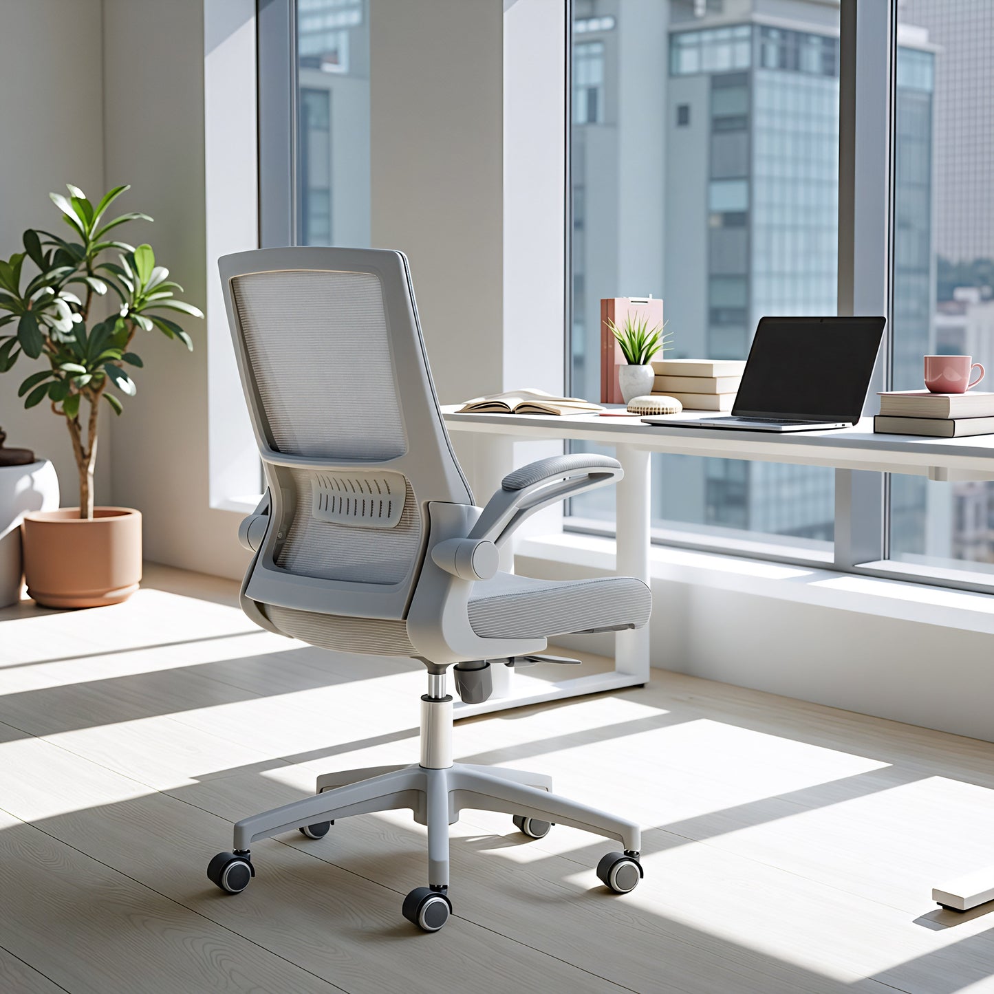 Pater Gray Office Chair - Ornate Home