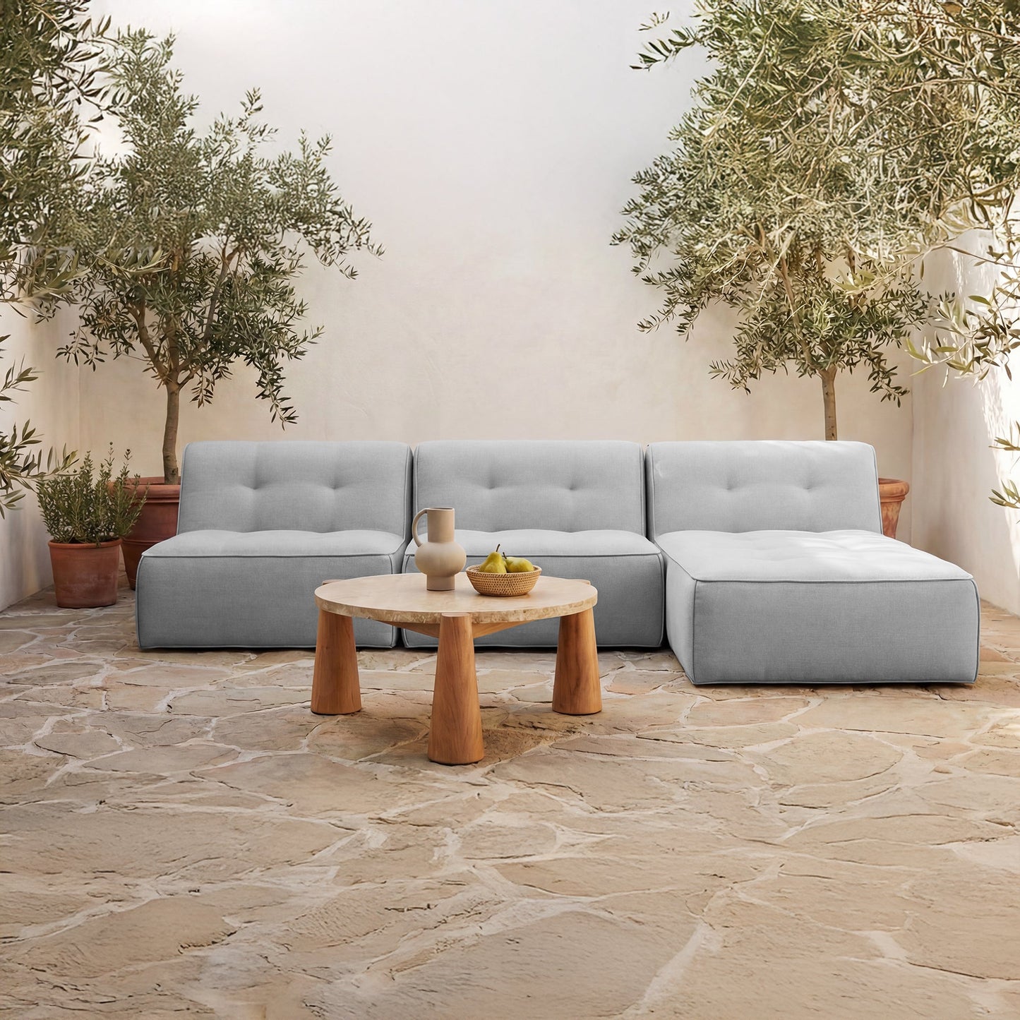 Pax Natural Outdoor Coffee Table - Ornate Home