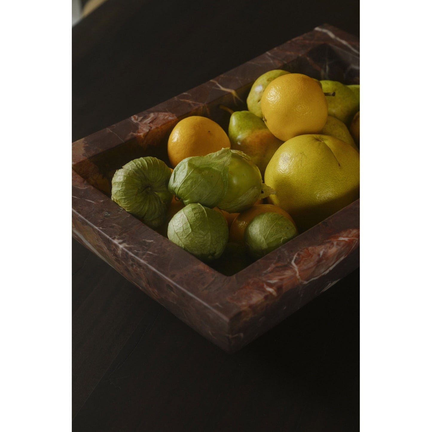 Piero Deep Red Marble Basin - Ornate Home