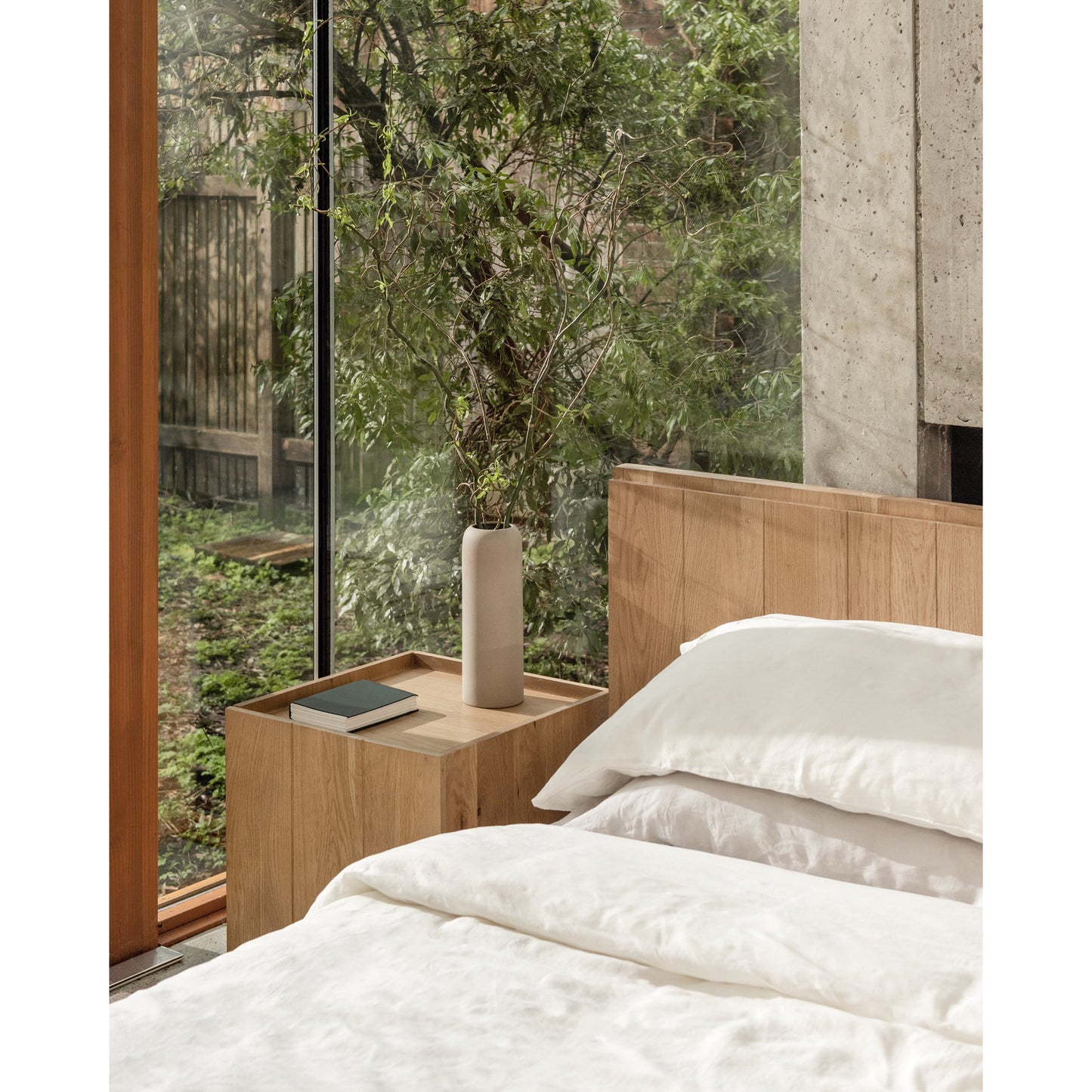 Plank Natural Nightstand - Ornate Home