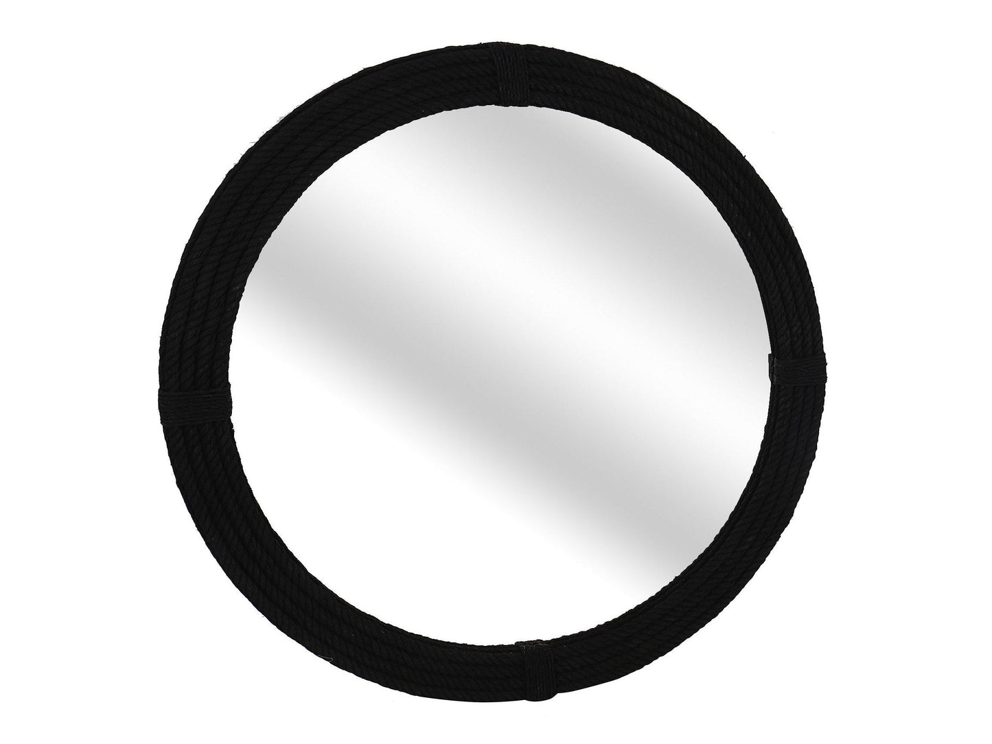 Port Black Wall Mirror - Ornate Home