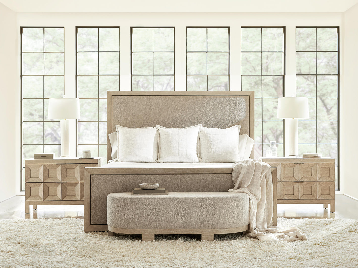 Prado Tawny/Beige/Tan Bench - Ornate Home