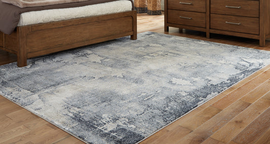 Langrich Blue/Gray/Cream 7'10" x 10'6" Rug