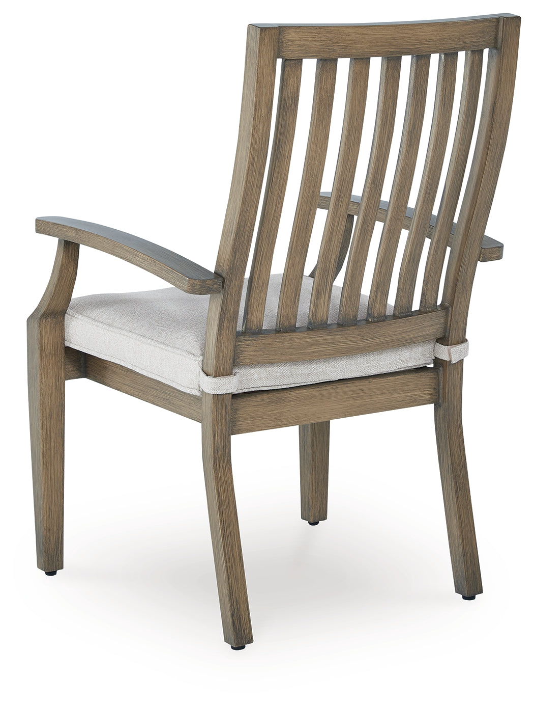 Rainier Ranch Brown/Beige Outdoor Arm Chair with Cushion (Set of 2)- Viva Furn