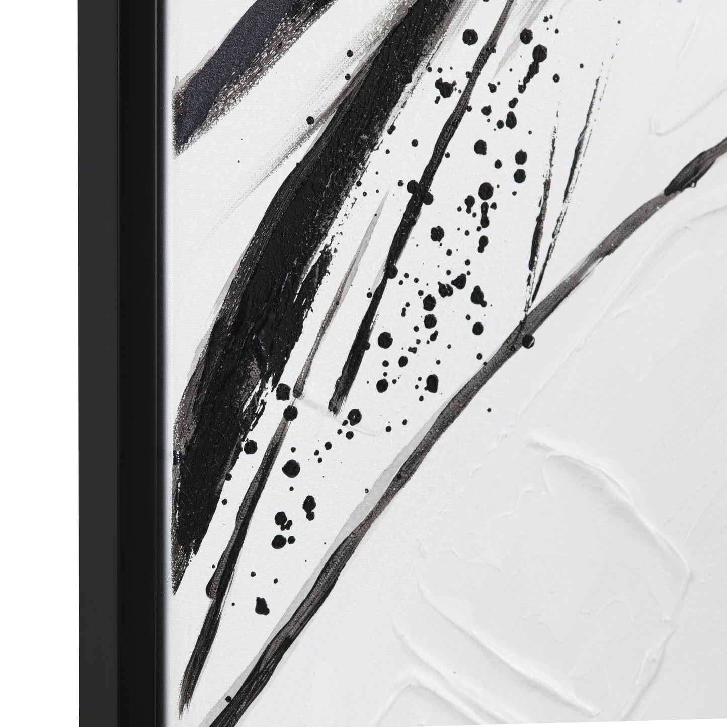 Ramsey Black/White Canvas - Ornate Home