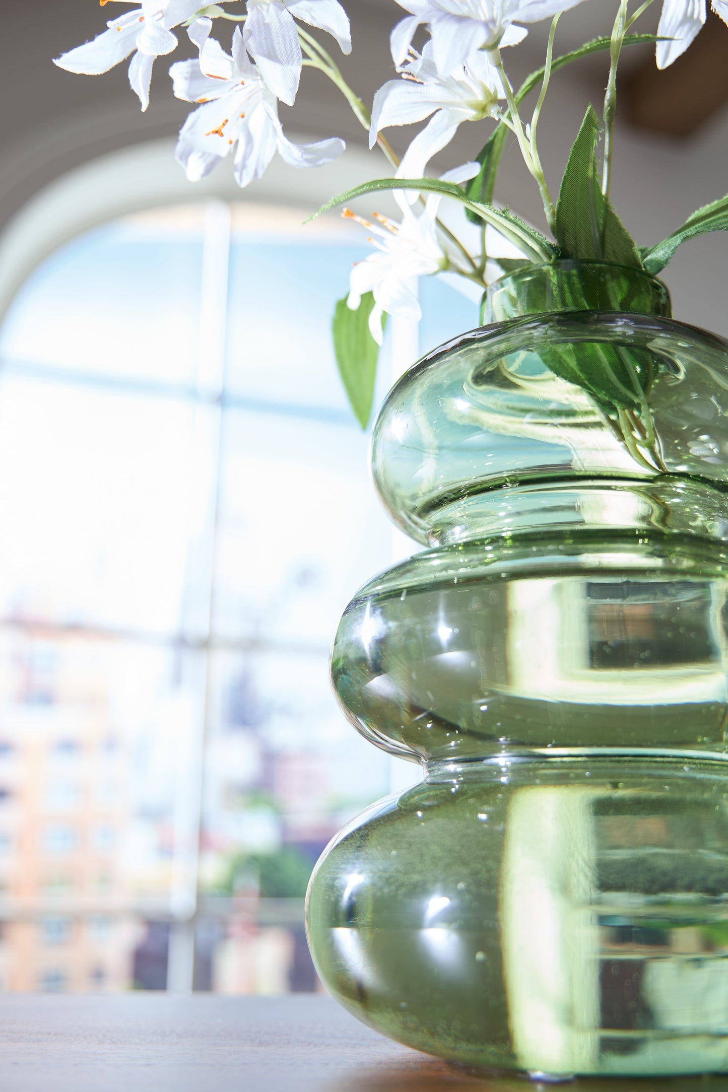 Renethorne Green Vase- Viva Furn
