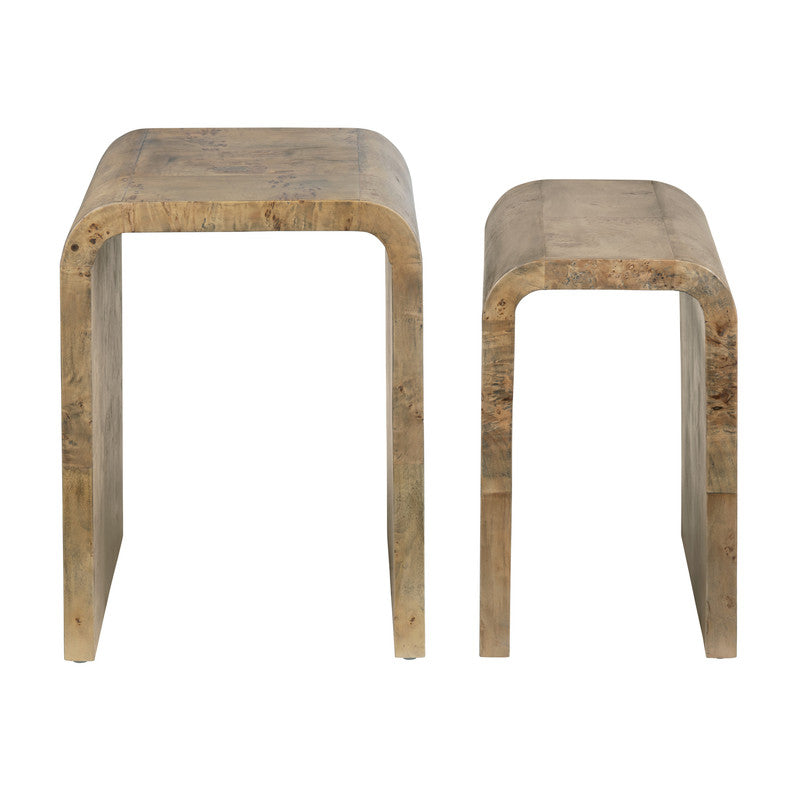 Richmond Brown 2-Piece Nested Tables - Ornate Home