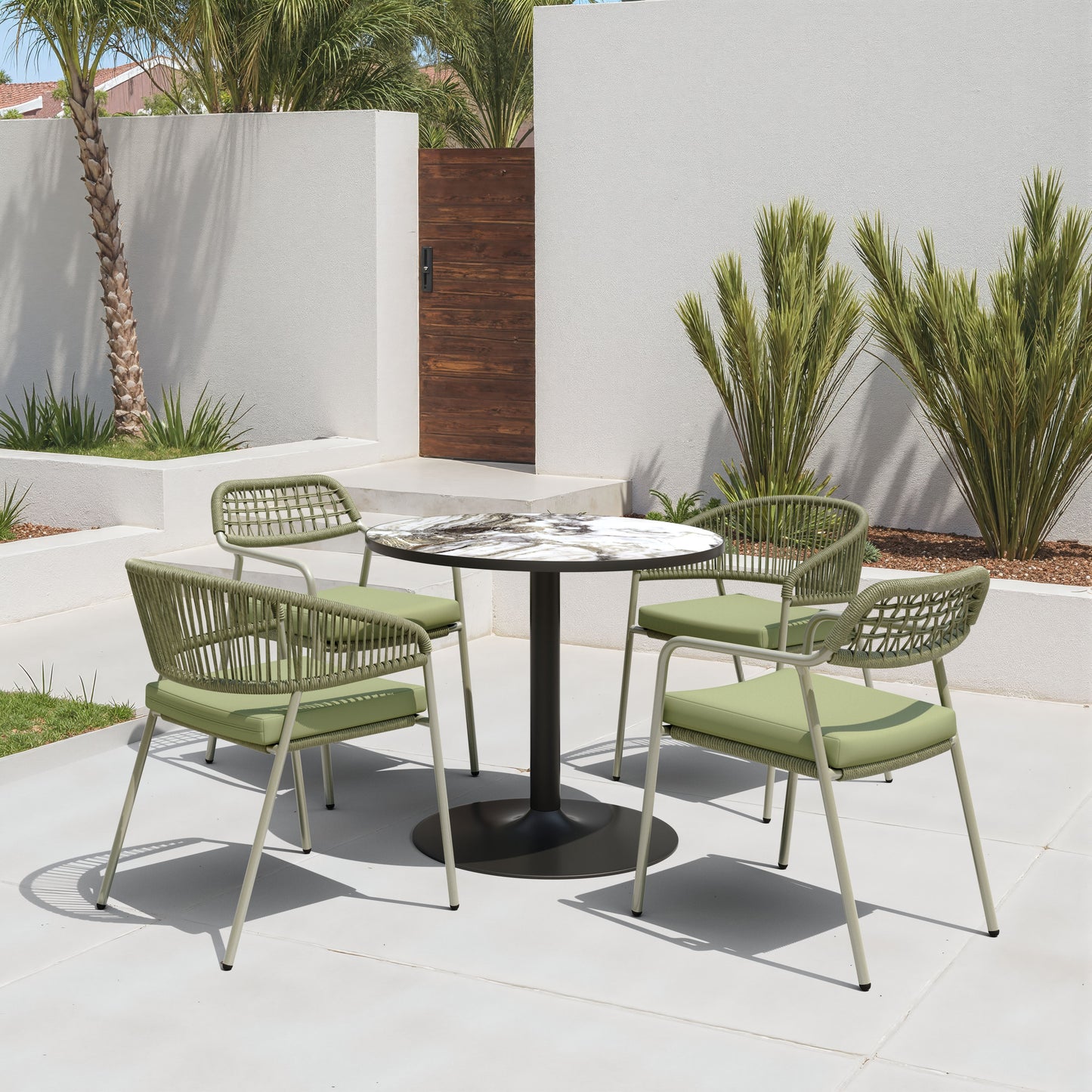 Rio Green Outdoor Dining Chair (Set of 2) - Ornate Home