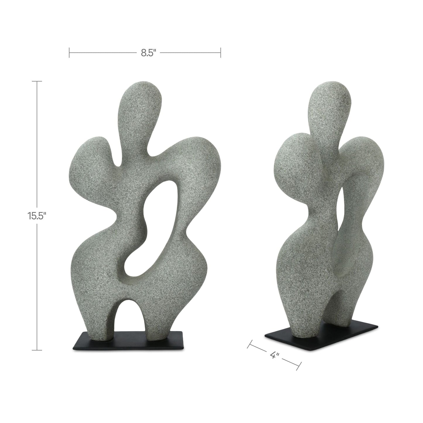 Romy Charcoal Sculpture - Ornate Home