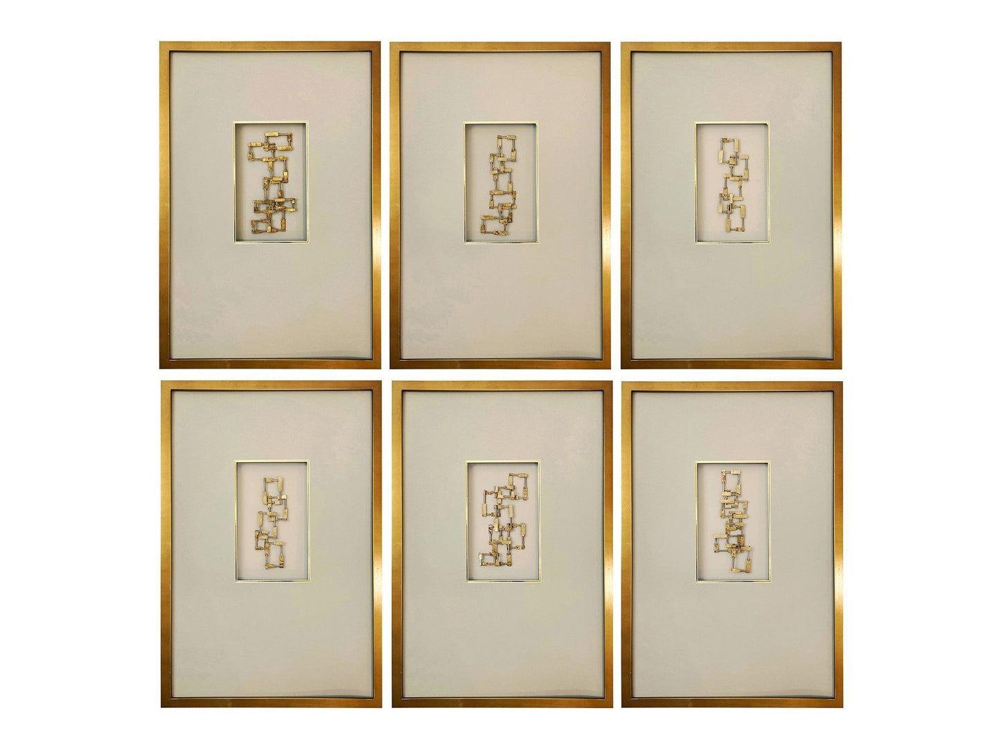 Rowe Natural/Gold Wall Art - Ornate Home