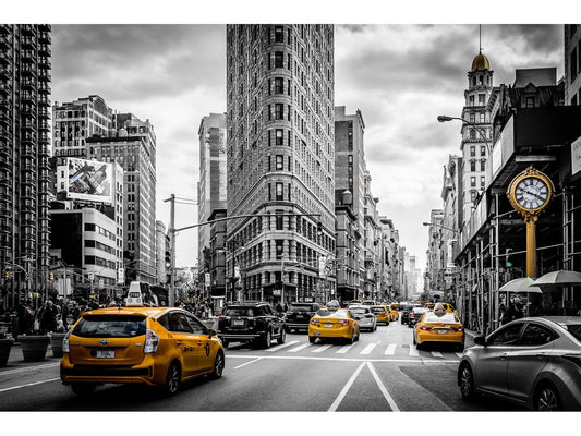 NYC Tempered Glass w / Foil Wall Art