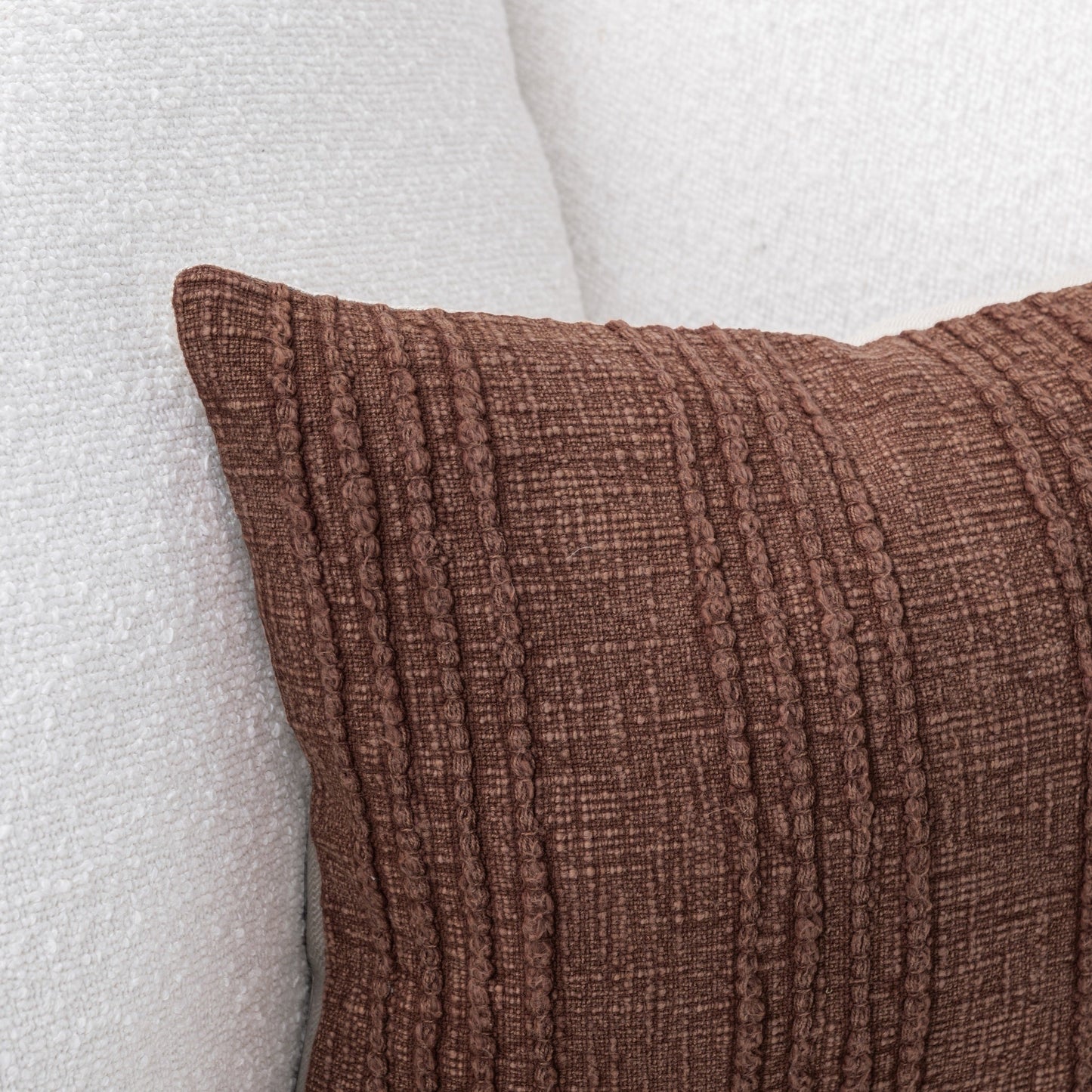 SLD Gratitude Mahogany Multiple Sizes Throw Pillow (Set of 2) - Ornate Home