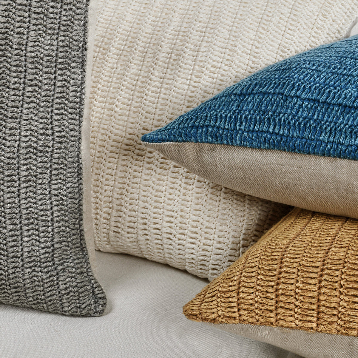 SLD Macie Blue 22x22 Throw Pillow (Set of 2) - Ornate Home